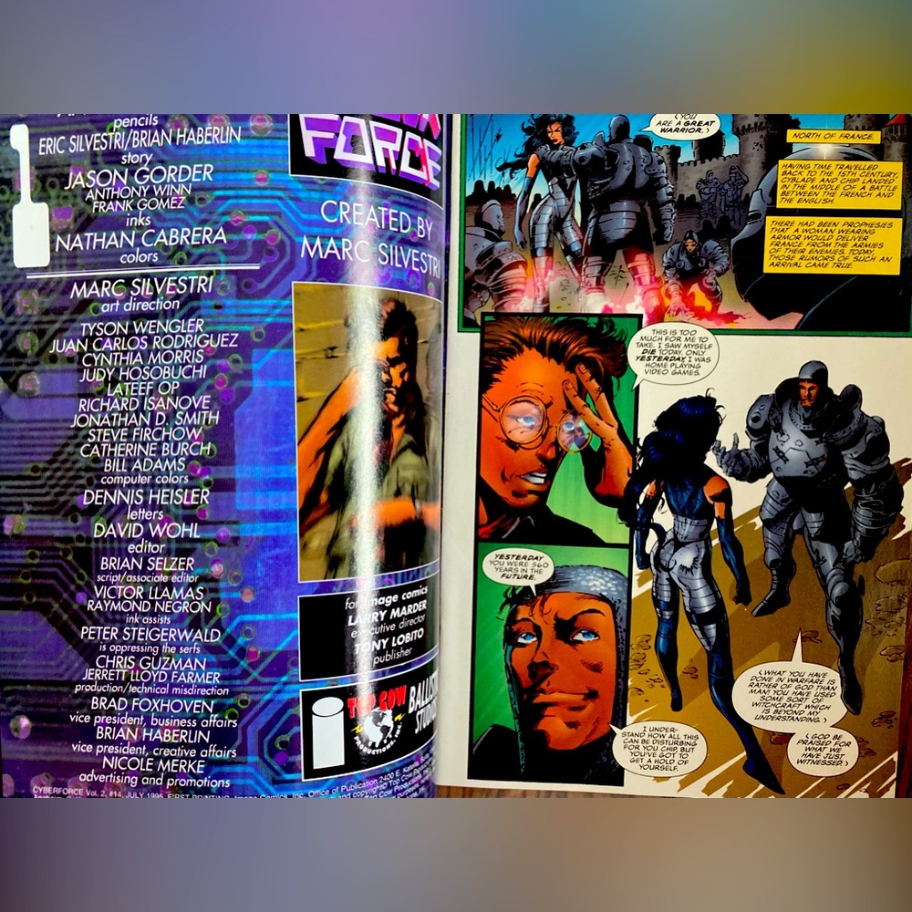 1995 Cyber Force Vintage Comic Book